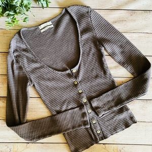 Urban Outfitters Waffle Top